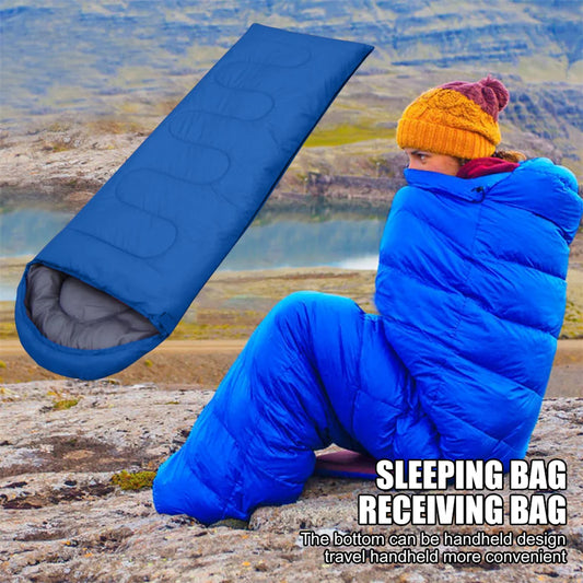 "Ultralight 3-Season Camping Envelope Sleeping Bag"
