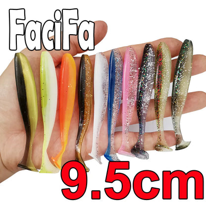 50pc Shad Wabbler Soft Silicone Bait