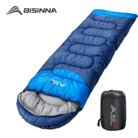 "BISINNA Ultralight Waterproof Camping Sleeping Bag for Winter Adventures"