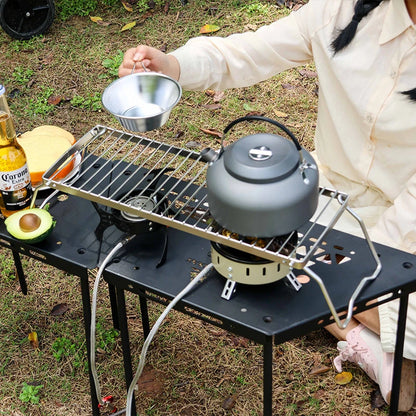BBQ Grill Multifunctional Folding Campfire Grill