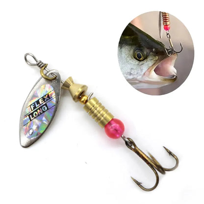 "10-Piece Metal Spoon Spinner Fishing Lure Set for Pike Wobbling"