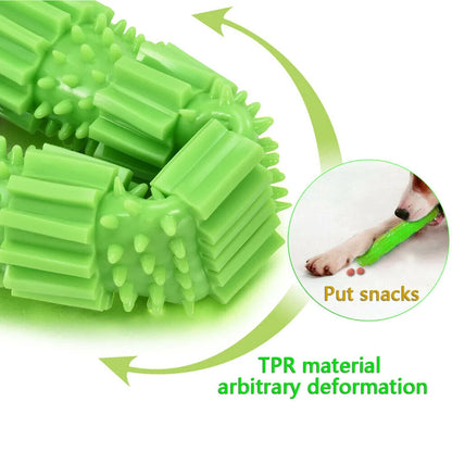 Pet Dog Chew Toy for Aggressive Chewers Treat Dispensing Teeth Cleaning Toy