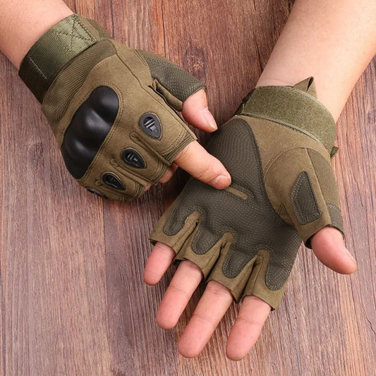Outdoor Military  Half Finger Men's Gloves