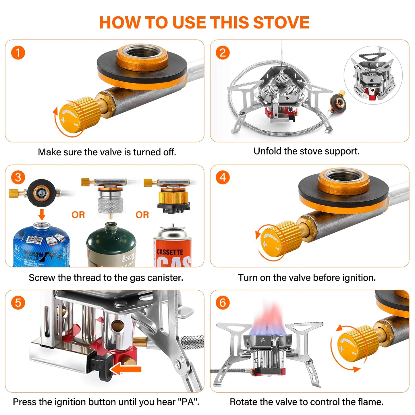 Outdoor Camping  Head Stove