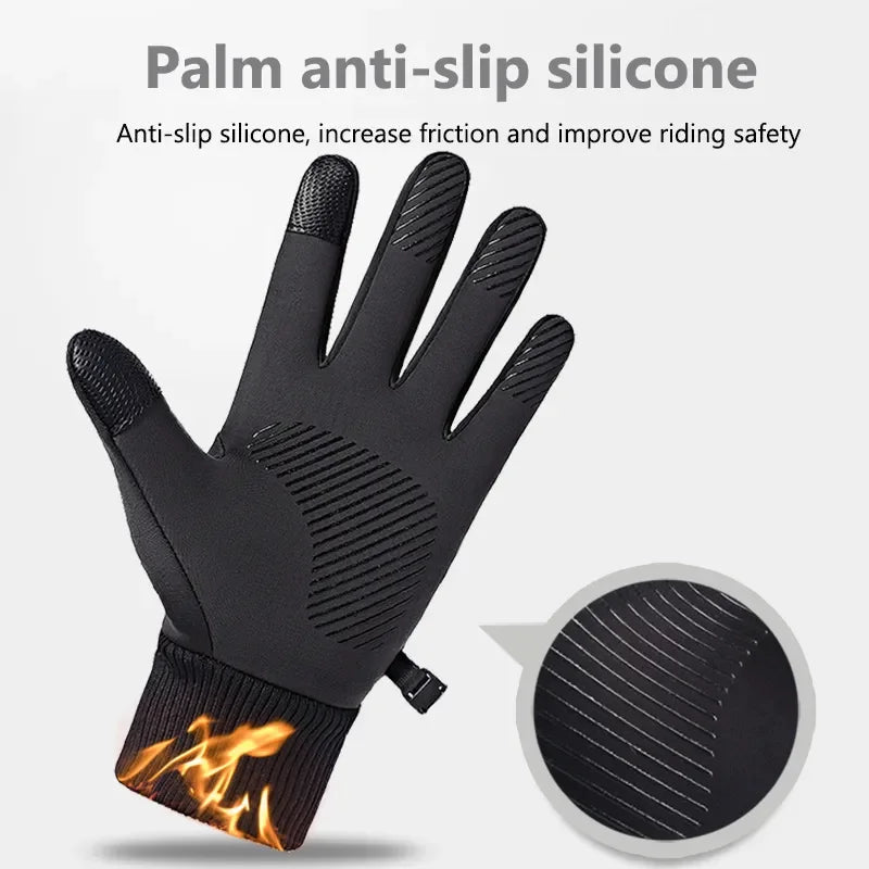 Winter Warm Full Fingers Fleece Gloves